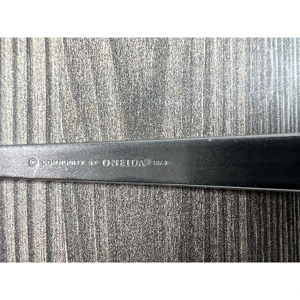 FROST Soup Spoon Oneida Community FROST Stainless Vietnam Frosted Silverware